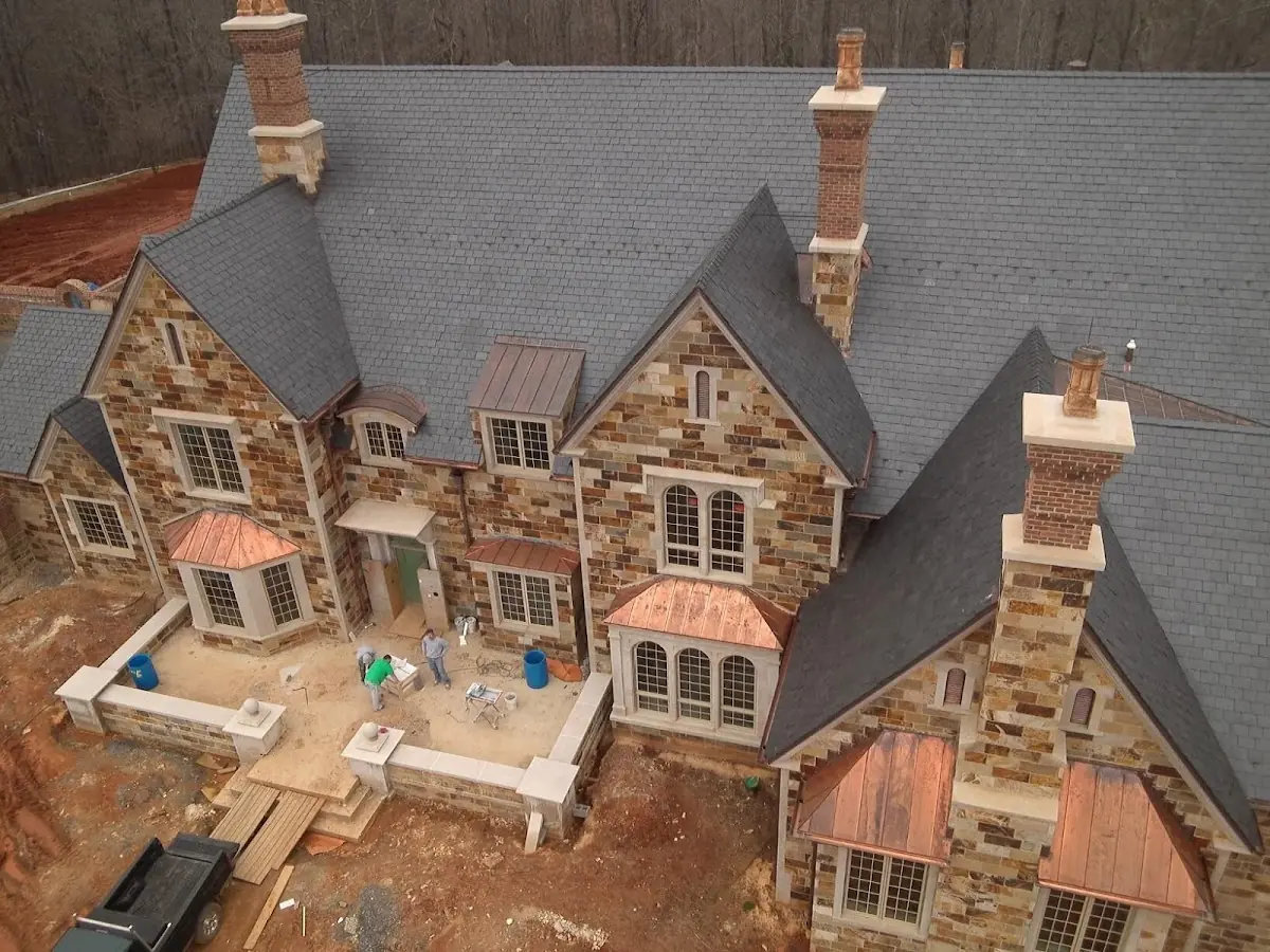 Craftsman Roofing Slate Roof Repair project in Wrightville